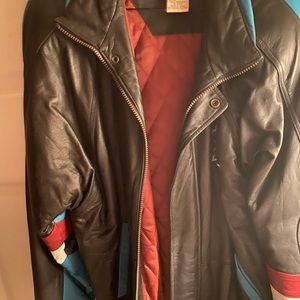 Superbowl XXX Leather Coat!